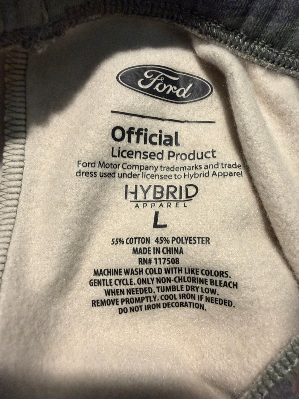 Ford Women's Camo Athletic Shorts in Green, Brown, Tan - Picture 5 of 6